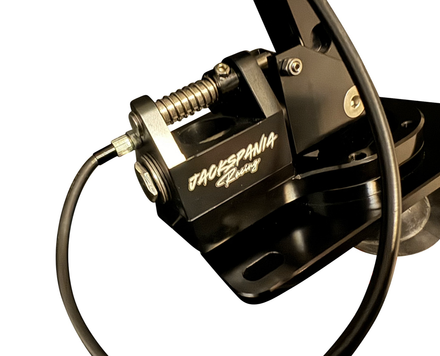 Billet aluminum short shifter box with lockout for Hyundai Genesis Coupe H-pattern transmission by JackSpania Racing.