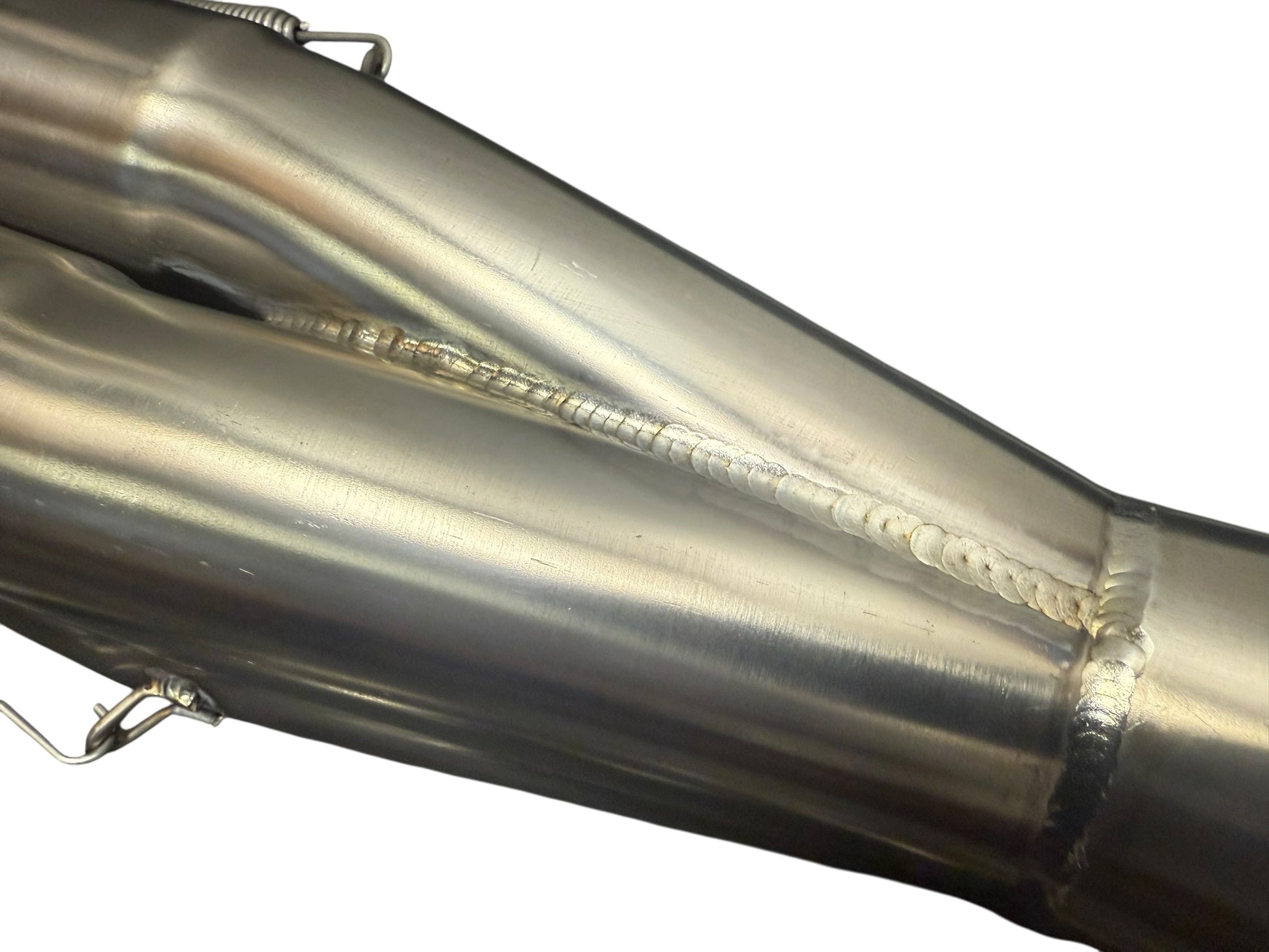 Titanium K Series K20 K24 megaphone exhaust pipe with 3-inch 4-1 Tri-Y design for EK and EG Honda engines by Jack Spania Racing