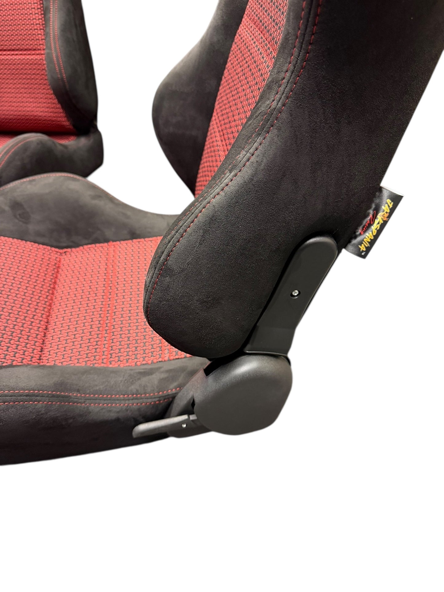 Reclinable slider seats for Recaro SR3 style, installed in Honda Civic Integra DC2 EK9 EK EG ITR CTR, by JackSpania Racing.