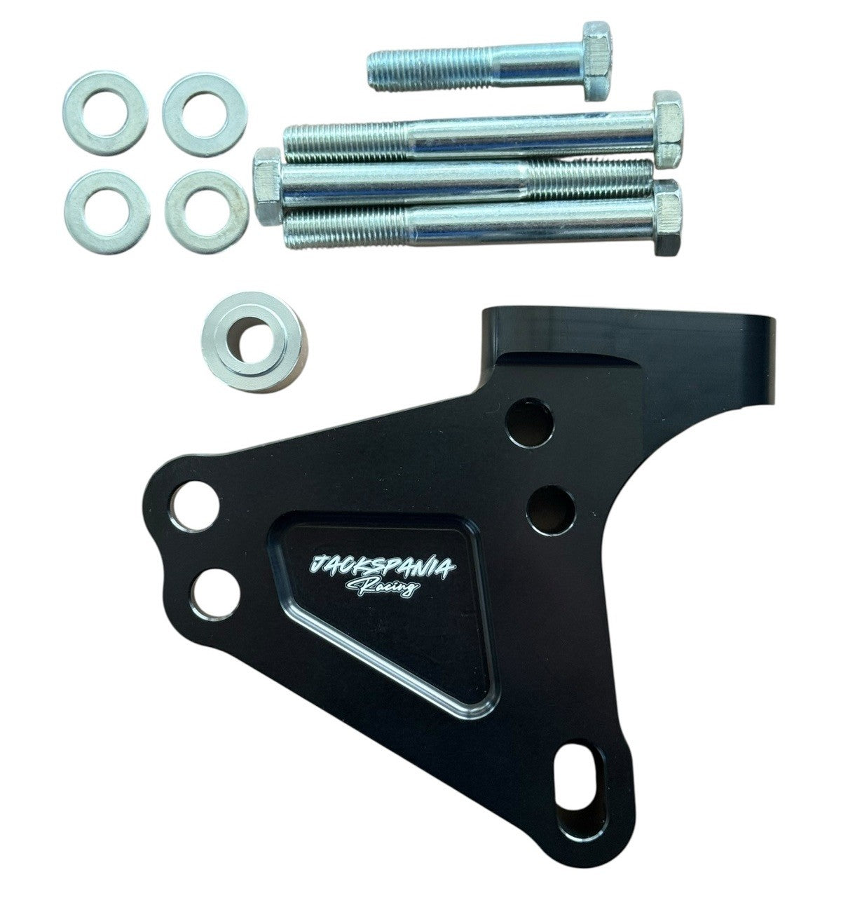 Billet passenger post engine mount bracket for Honda Acura K Series K20 K24 swap by JackSpania Racing, engine parts for vehicle upgrade