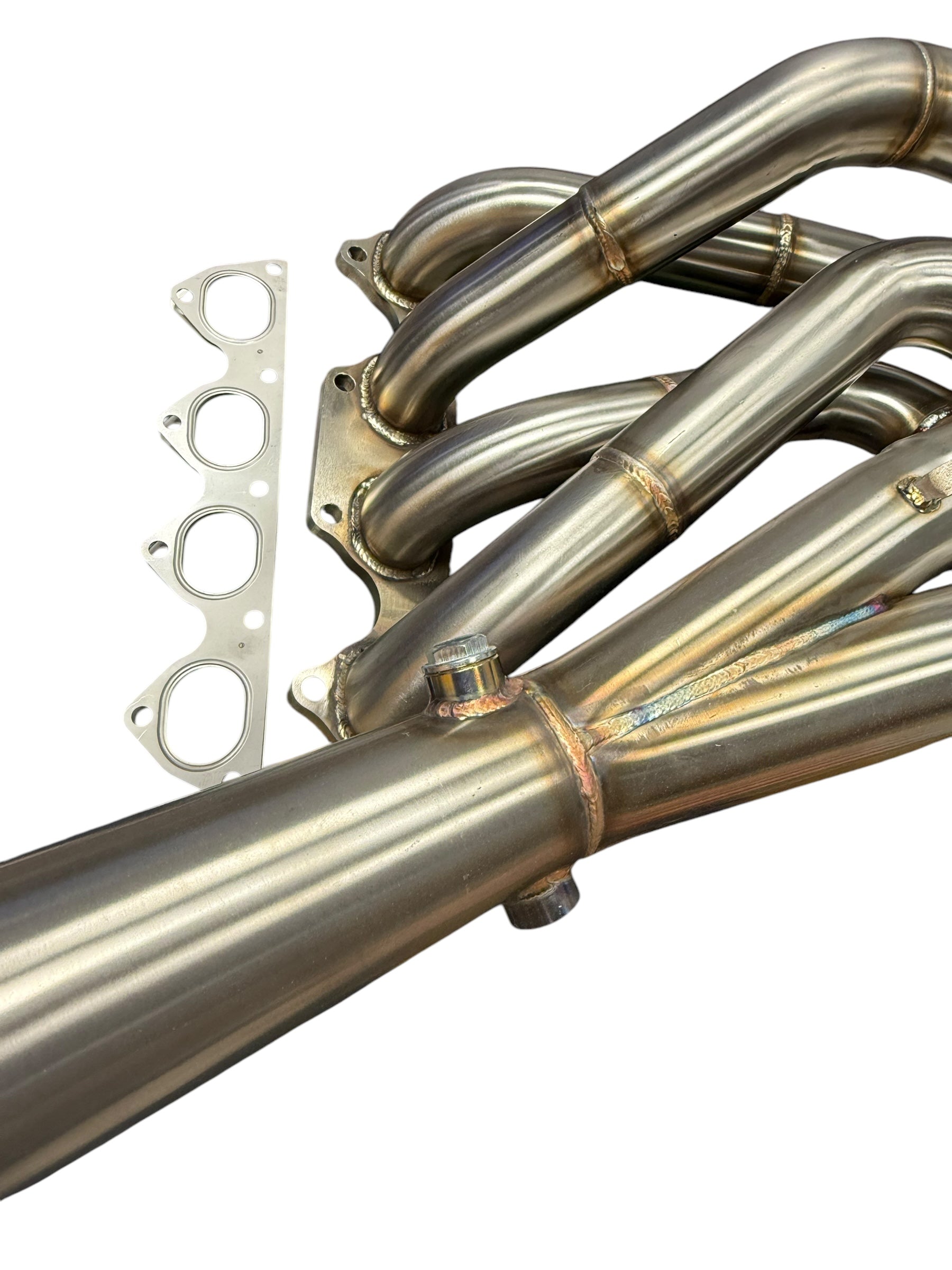 H Series 4-1 Megaphone Hood Exit Race Exit Header H22 H22A H23 H22A4 F20B H2B Honda Acura EG EK DC2 Civic