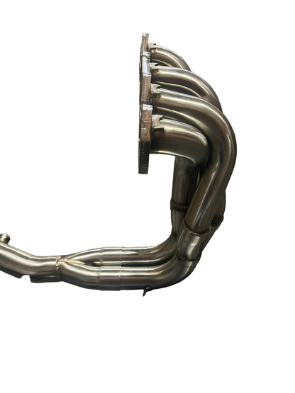 JackSpania Racing CRV RD1 TA header for 1997-2001 B Series B16 B18 B20, stainless steel exhaust part with 2.5 to 3-inch pipe.