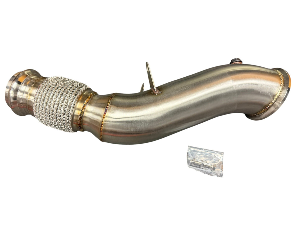 BMW B46 Racing Downpipe by JackSpania Racing for 120i 220i 230i 320i 330i 420i 430i 630i 730i (2016-2021) exhaust part.