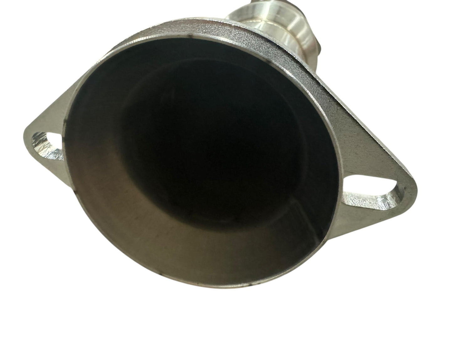 JackSpania Racing 3-way slip fit adjustable telescoping test pipe catalytic converter for exhaust systems, 2.5” to 3” size.
