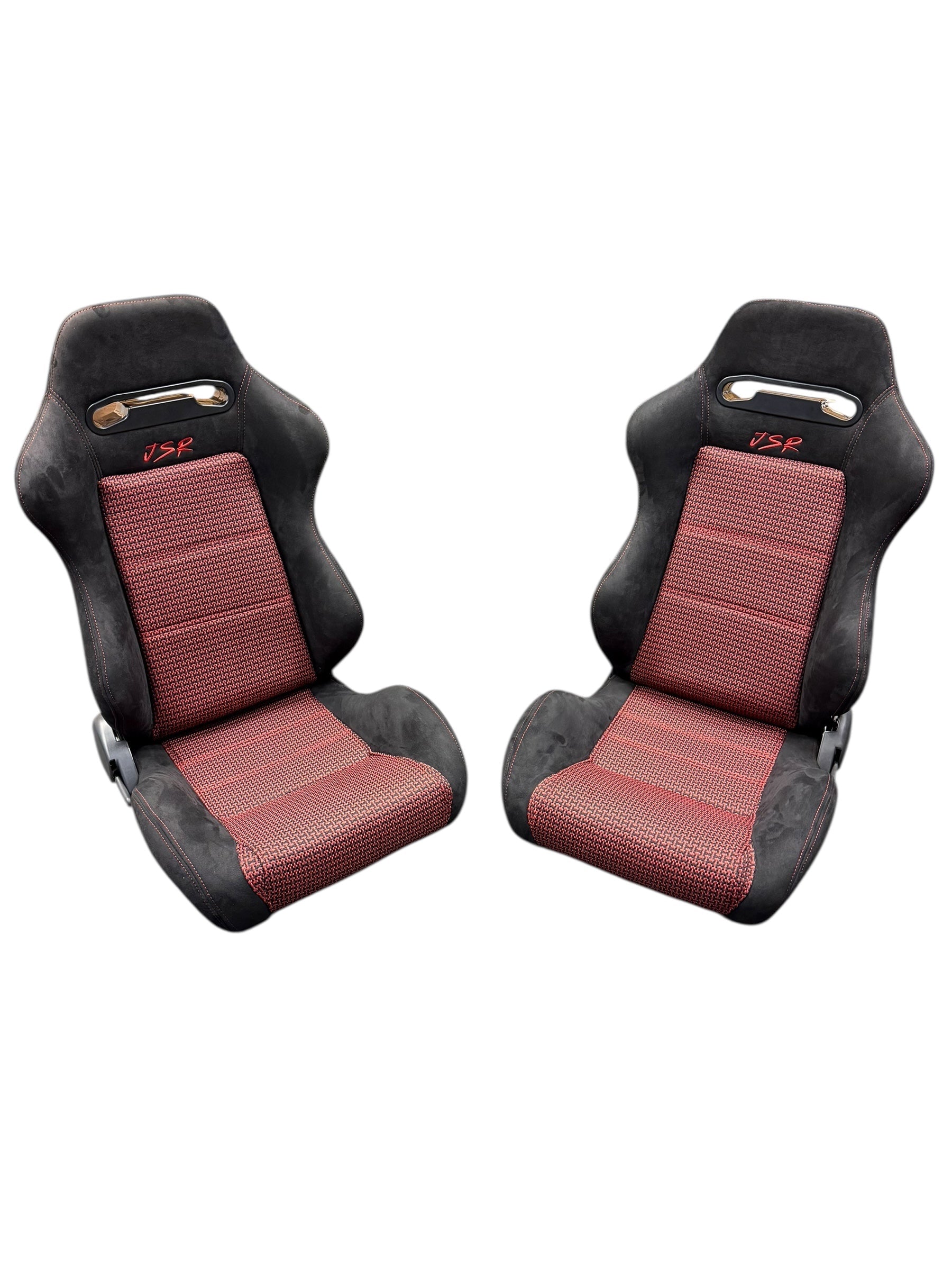 Reclinable slider seats for Recaro SR3 style, compatible with Honda Civic Integra DC2 EK9 EK EG ITR CTR, by JackSpania Racing