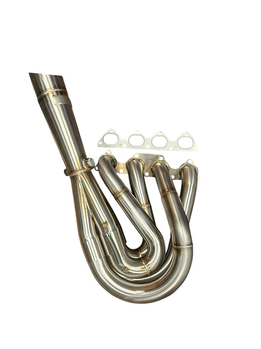 H Series 4-1 Megaphone Hood Exit Race Exit Header H22 H22A H23 H22A4 F20B H2B Honda Acura EG EK DC2 Civic