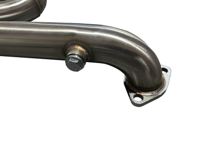 JackSpania Racing J-Pipe for 2015-2020 TLX FWD and 2013-2017 Accord V6 exhaust parts, showing the metal pipe with fittings.