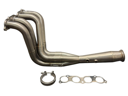 Titanium K Series K20 K24 Megaphone Pipe Exhaust 3-inch 4-1 Tri-Y for EK and EG Honda models by Jack Spania Racing