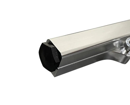 Jack Spania Racing billet CNC 6AN 8AN fuel rail for Honda Acura K Swap EG EK engine parts, showcasing polished metal and mounting holes.