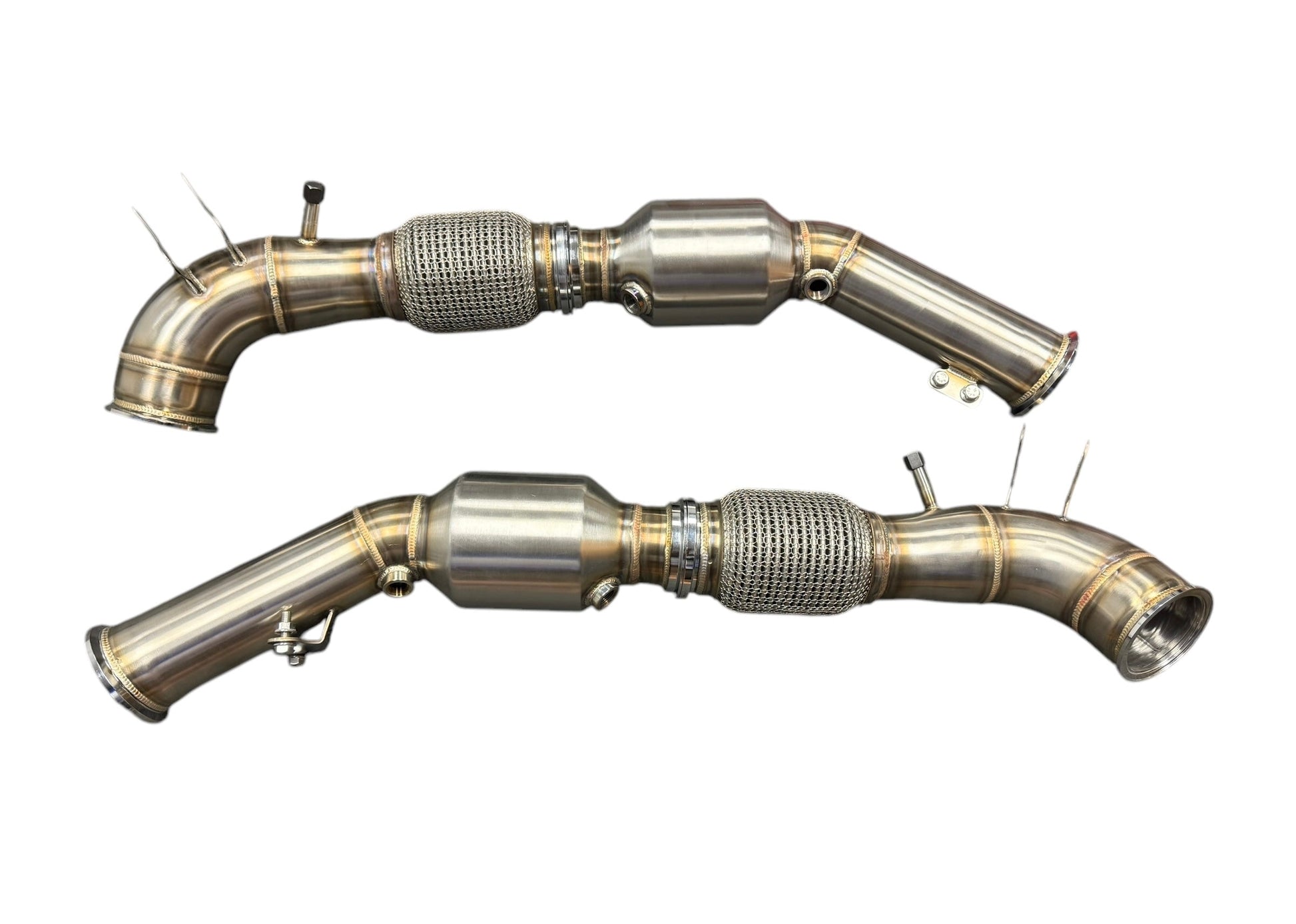 Exhaust Downpipe For Maserati MC20 Cielo Primaserie 2020+ 3.0T Catted Downpipe Car Down Pipe