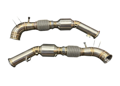 Exhaust Downpipe For Maserati MC20 Cielo Primaserie 2020+ 3.0T Catted Downpipe Car Down Pipe