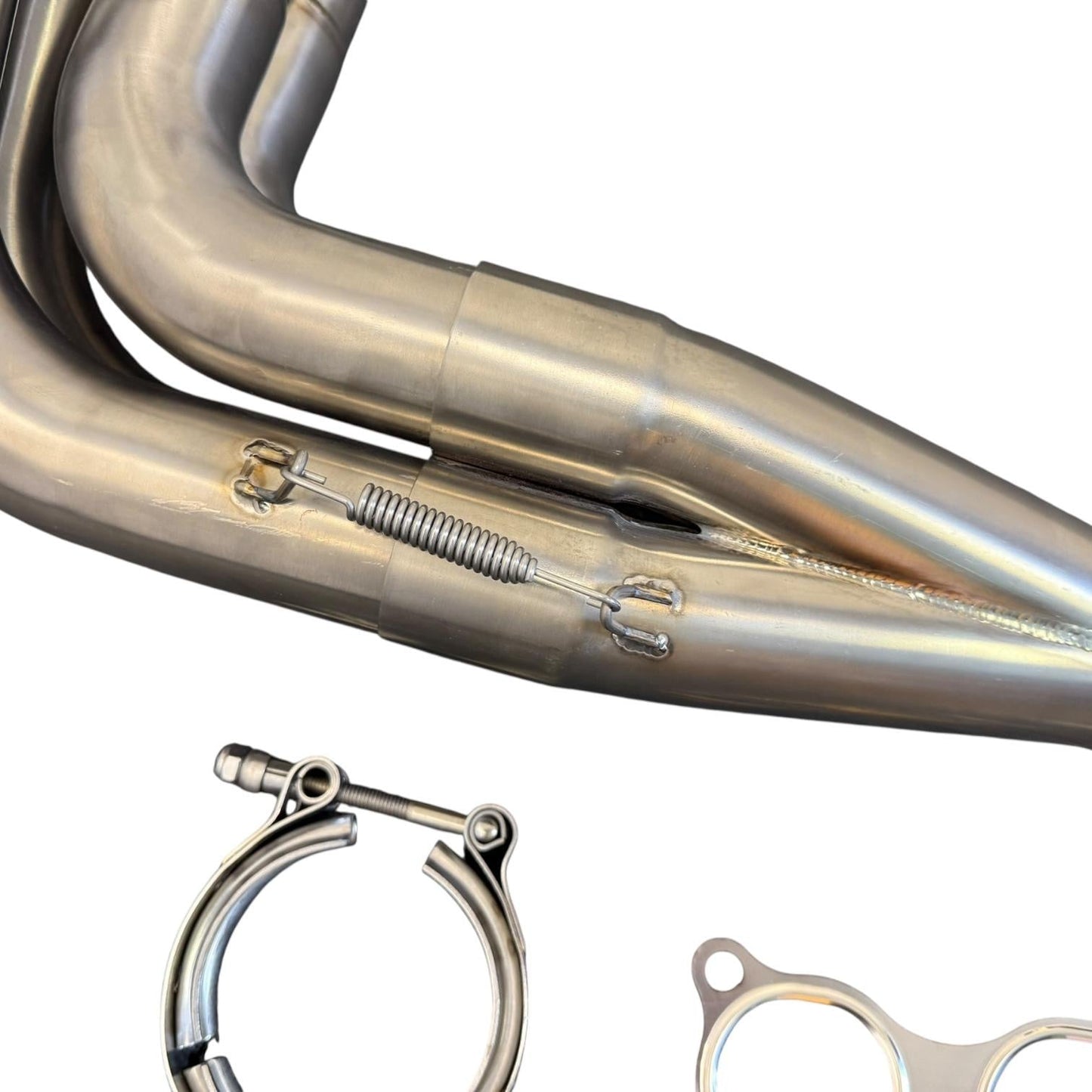 Titanium K Series K20 K24 Megaphone Pipe Exhaust 3-inch 4-1 Tri-Y for EK and EG Honda models by Jack Spania Racing