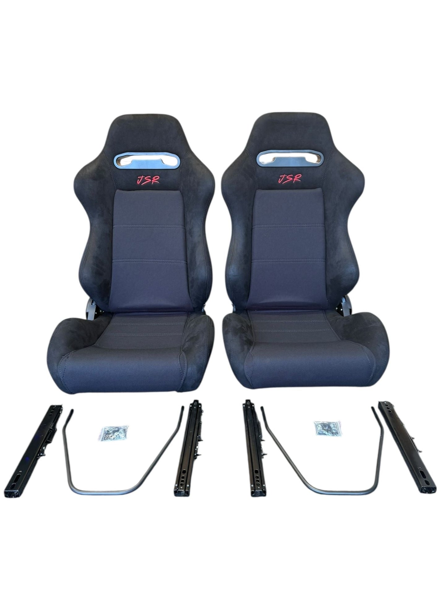 Reclinable slider seat for Recaro SR3 style Civic Integra DC2 EK9 EK EG ITR CTR by JackSpania Racing, showing seat adjustment mechanism.