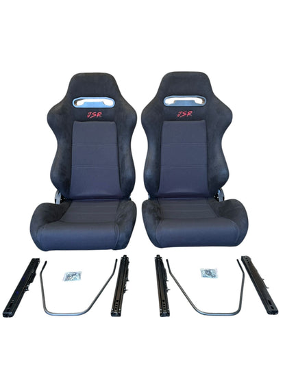 Reclinable slider seat for Recaro SR3 style Civic Integra DC2 EK9 EK EG ITR CTR by JackSpania Racing, showing seat adjustment mechanism.