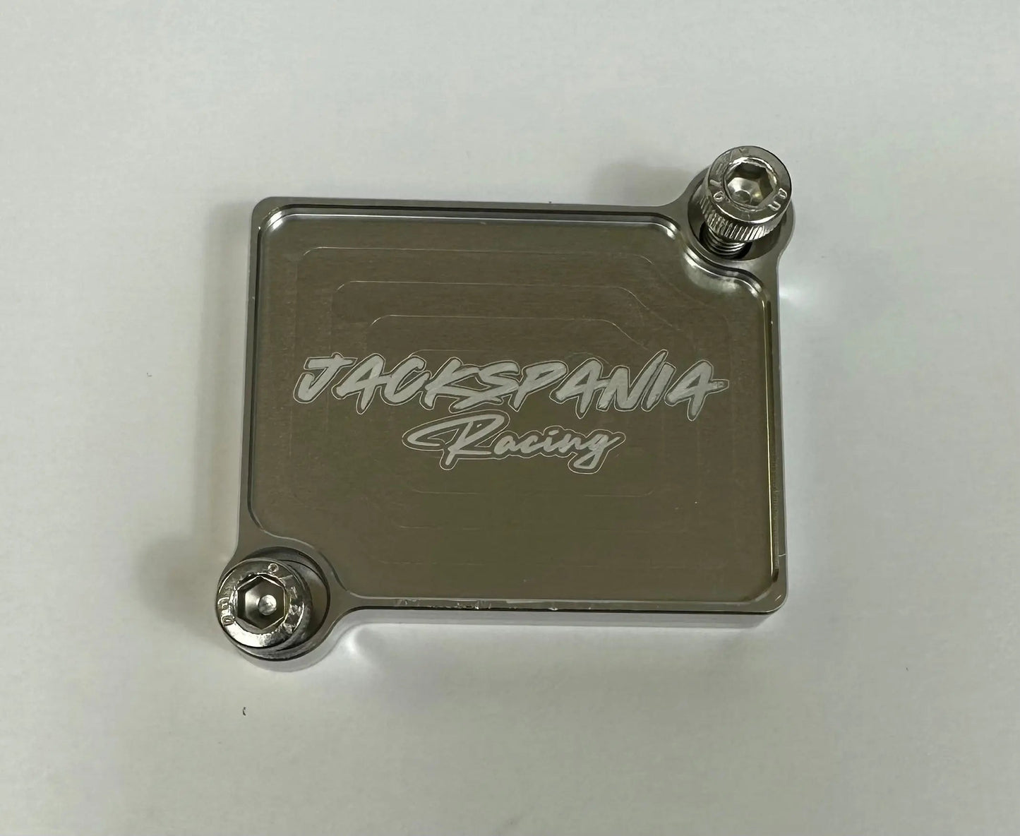 JackSpania Racing IACV K Series block off plate for engine parts, designed to cover the IACV opening on K series engines.