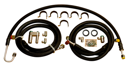 Heavy-duty AC line tuck kit for Acura RSX Type S R DC5 by Jack Spania Racing, designed for K20 K24 engines, 02-06 models.