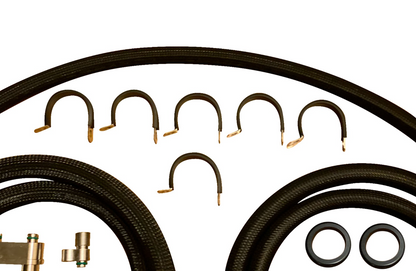 Heavy-duty AC line tuck kit for Acura RSX Type S R DC5 by Jack Spania Racing, designed for K20 and K24 engines.