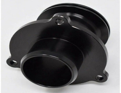 Jack Spania Racing turbo muffler delete for Audi S3, A3, VW Golf Gti, Gli, R MK7 1.8T 2.0T TSI engine parts, close-up view
