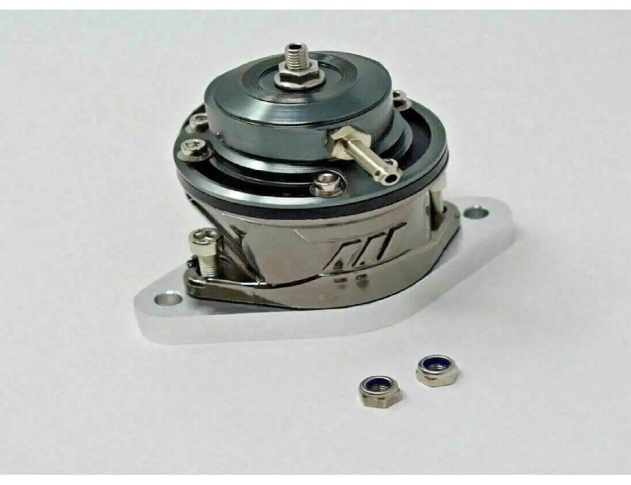 Jack Spania Racing Type FV Blow Off Valve Kit installed on Mazda Mazdaspeed 3 and 6 turbo engine, showing the valve and hoses.