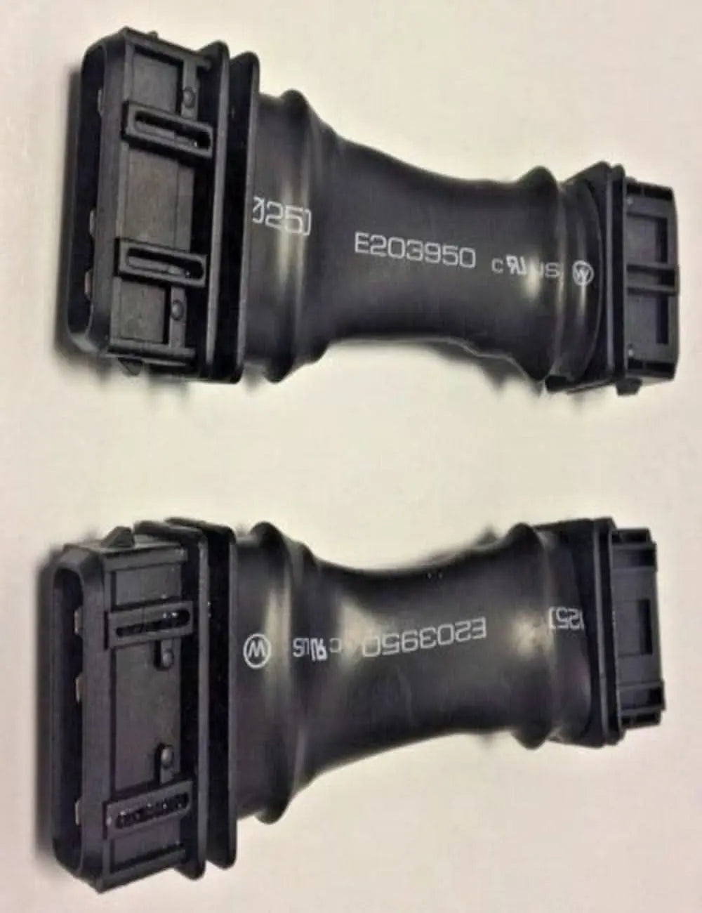 Pair of Audi ICM delete conversion harnesses for 2.7T V6 B5 S4, C5 All Road, and A6 engines by Jack Spania Racing.