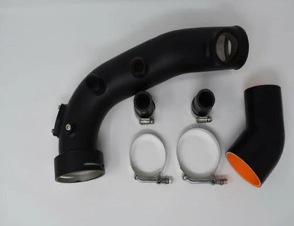 BMW N54 charge pipe kit from Jack Spania Racing with blow-off valve, for E84, E90, E92, E93 135i, 335i, X1 Xi engine parts