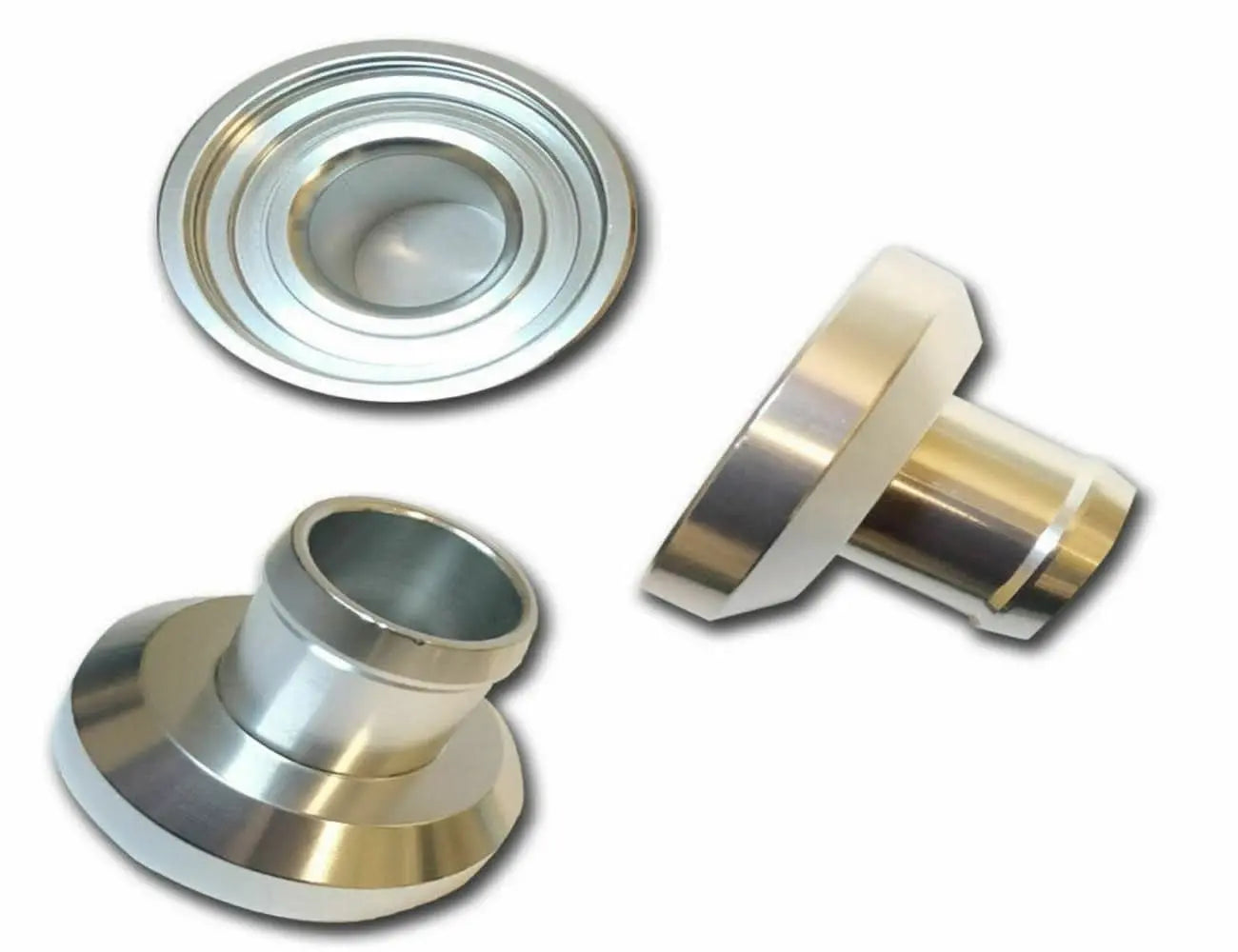 HKS SSQV blow off valve adapter flange for 1.8T engines, compatible with Jetta, Golf, Passat, Audi, by Jack Spania Racing.