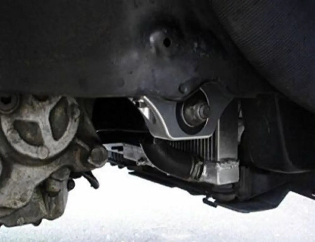 Jack Spania Racing B/D Series engine motor torque mount kit for 92-01 Honda Civic EG EK, showing the assembled metal brackets and mounts.