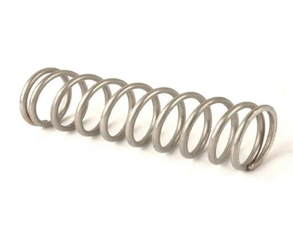 Jack Spania Racing 11 PSI blow off valve spring for 50mm TiAL BOV, raw finish, engine part for turbocharged vehicles.