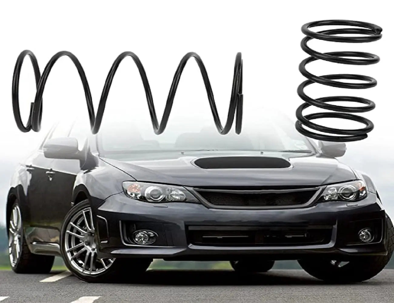Jack Spania Racing wastegate spring set with 8 PSI and 14 PSI springs for 44mm TiAL wastegates, engine parts for turbocharging.