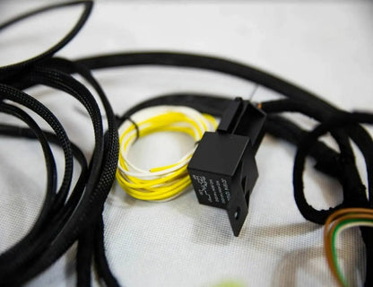 Jack Spania Racing K20 K24 K Series swap wiring harness for 88-91 Honda Civic CRX engine conversion, ECU compatible.
