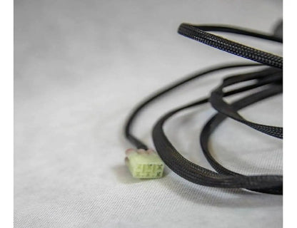 K20 K24 K Series engine swap wiring harness for 88-91 Honda Civic CRX ECU by Jack Spania Racing, detailed view of wiring connections.
