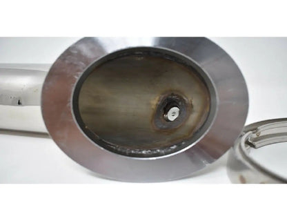 Stainless steel 90° downpipe elbow for Holset turbo, V-band flange clamp, 4-inch exhaust part by Jack Spania Racing