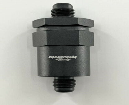 Billet Universal K Swap AN6 30 Micron Black Aluminum Inline Fuel Filter E85 USA - Jack Spania Racing
