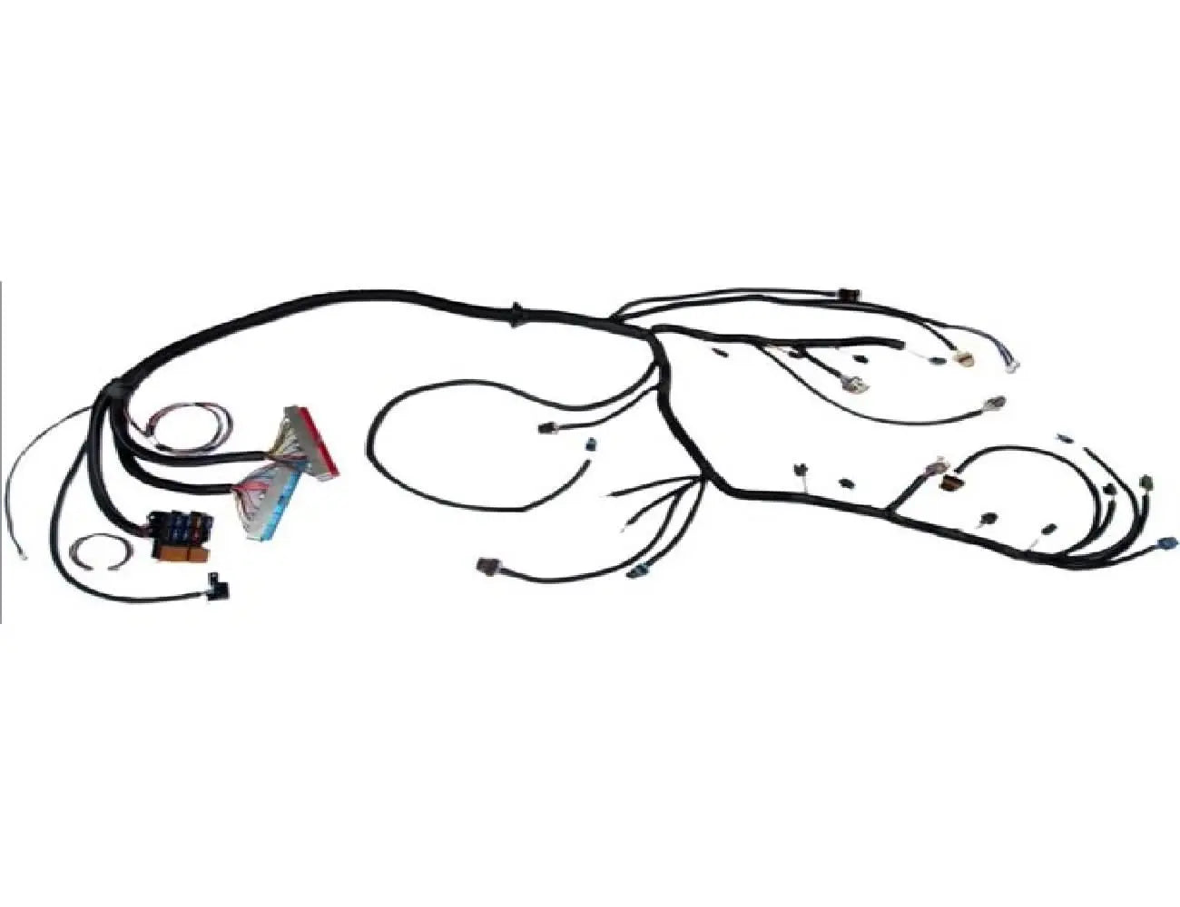 Vortec 4.8 5.3 6.0 standalone wiring harness for T56 drive-by-wire Multec engines by Jack Spania Racing.