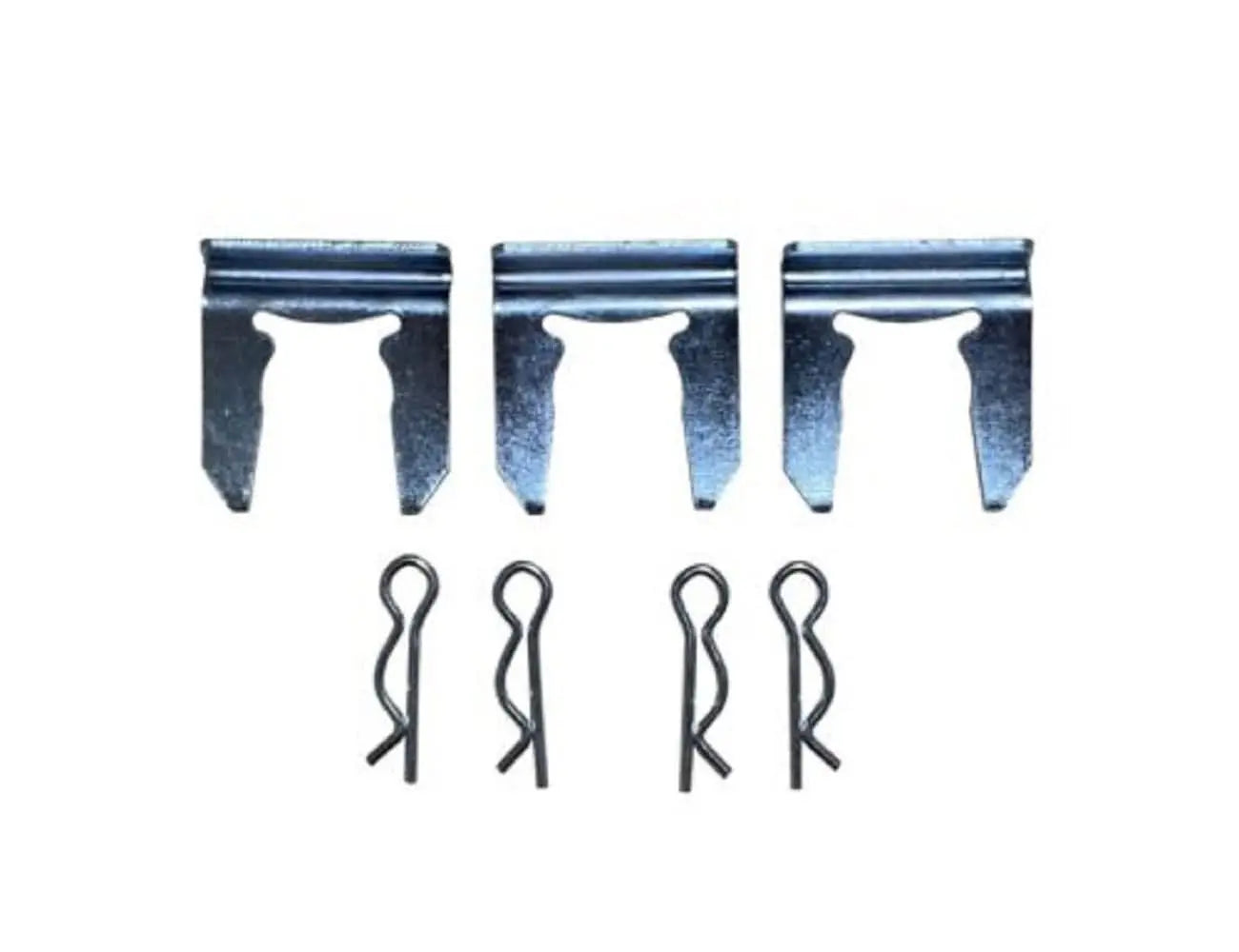 Jack Spania Racing K20 K24 shifter cable mounting clips and pins, OEM transmission hardware for secure gear shifting.
