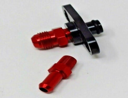 Fuel pressure regulator FPR adapter for Nissan, Subaru, Toyota engines, 1/8NPT, compatible with Jack Spania Racing engine parts.