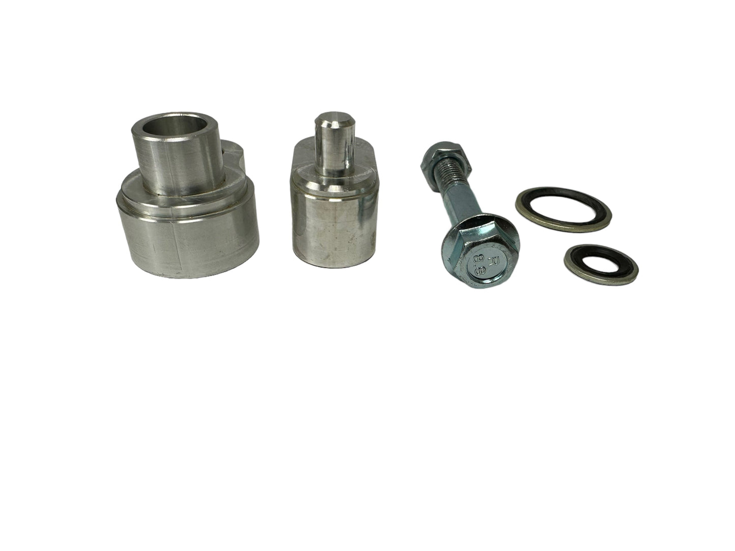 Rear A/C block off kit for 2002-2009 GMC Chevy Trailblazer Buick Envoy from JackSpania Racing, showing the engine part assembly.