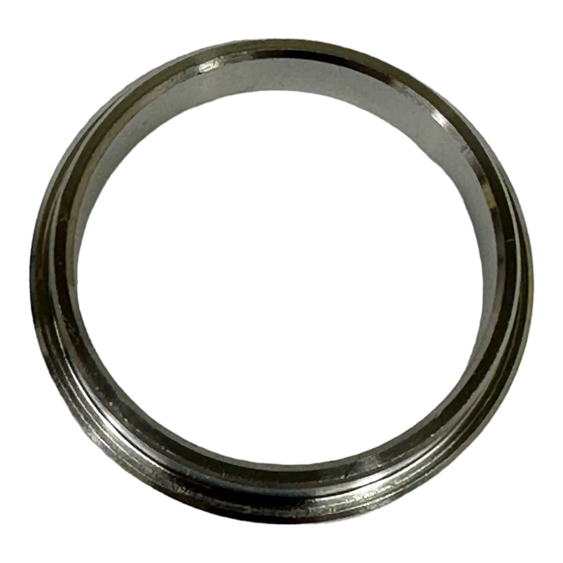 Stainless steel wastegate valve seat fire ring for TiAL MV-S/MV-R, compatible with JackSpania Racing engine parts, shown in image.