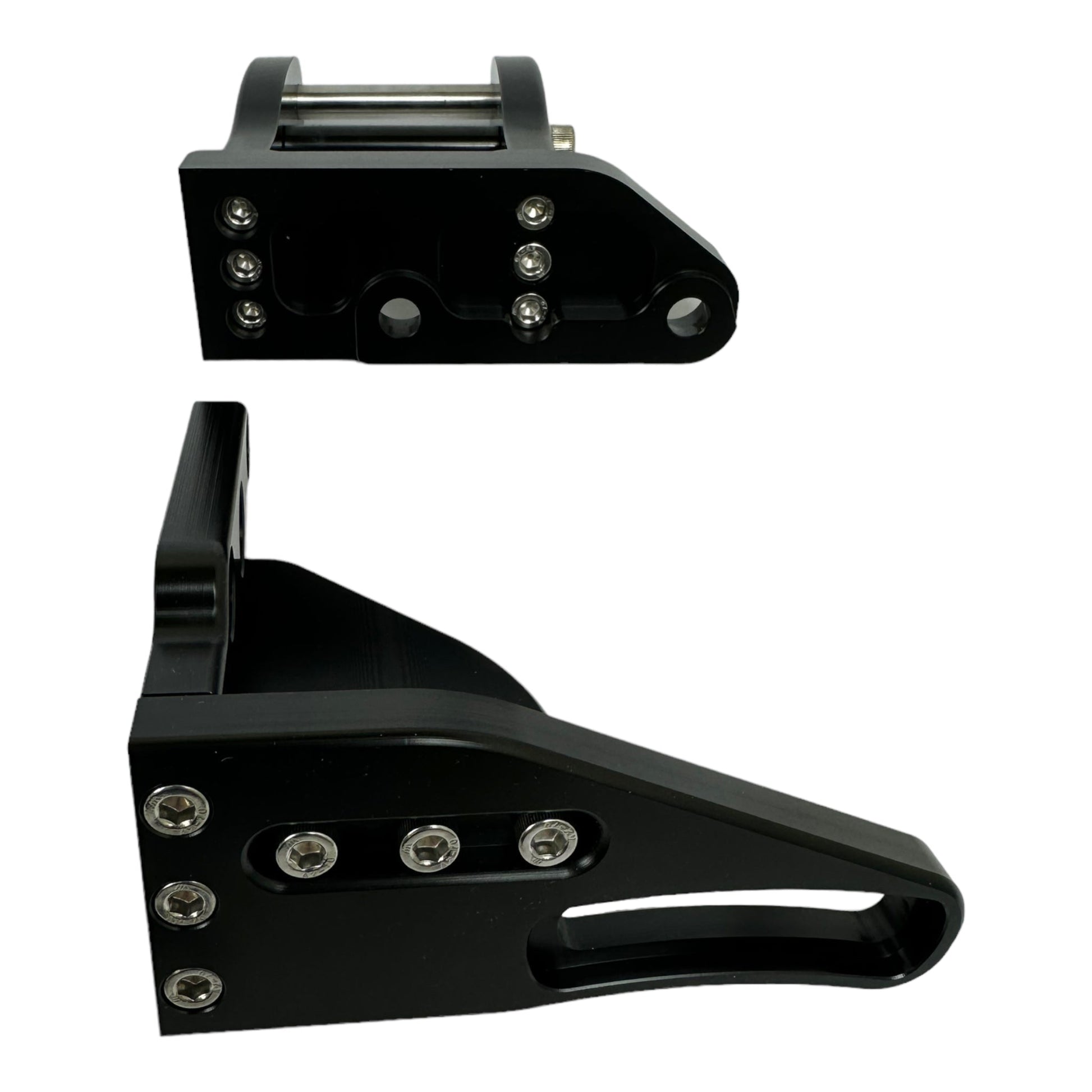 JackSpania Racing K20 K24 K Series electric water plate kit with alternator brackets and fittings for engine cooling.