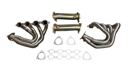 JackSpania Racing C8 Corvette 1 7/8-inch headers for 6.2L LT2 engine, performance exhaust parts for 2020-2025 models.