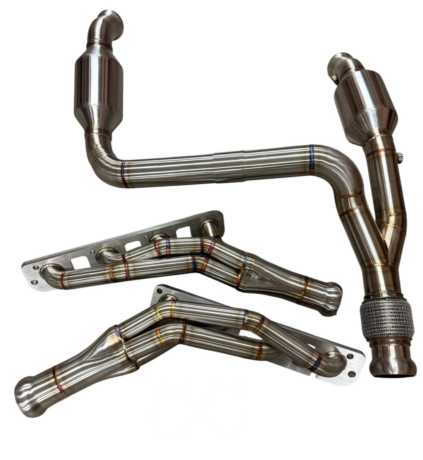 Jeep Wrangler 392 2021+ Long Tube Headers & Catted Y-Pipe 316 Stainless Steel