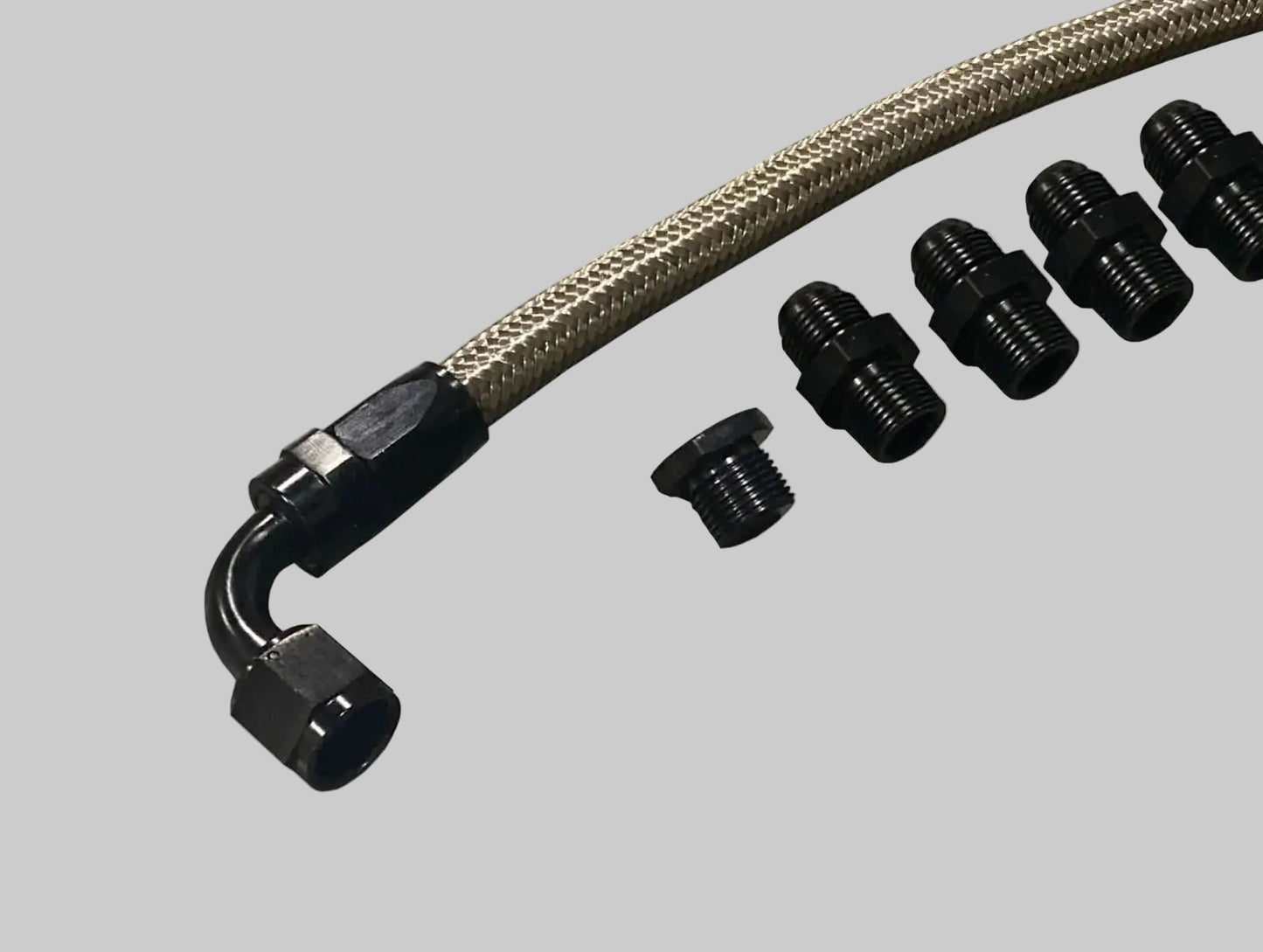 LS Crossover Fuel Line Kit with Adapter Fittings | -6AN & -8AN | Fits LS1 LS2 LS3 LS6 LS7 LSX V8