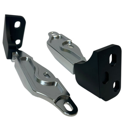 Jack Spania Racing billet quick hood hinge release latch for Honda Acura 92-01 Civic Type R DC2 EK engine parts.
