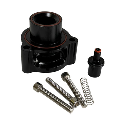 JackSpania Racing blow off valve diverter valve for Audi Volkswagen 2.0T TFSI engine, shown in the image.