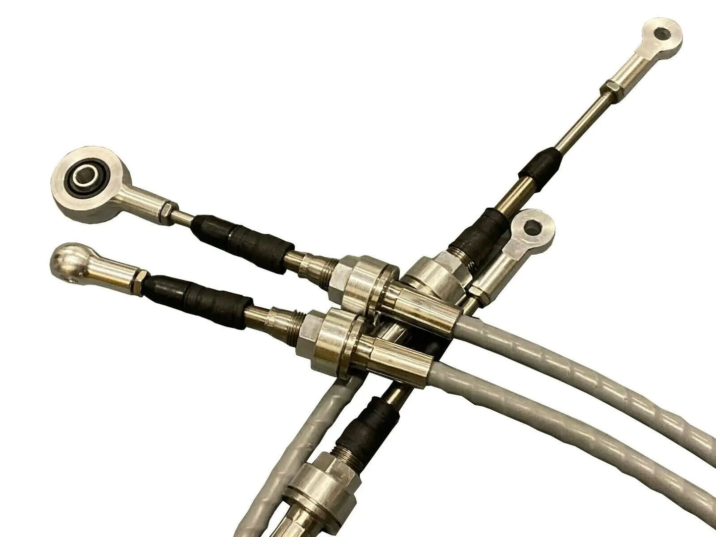 Honda RSX shifter cables and shift linkage for K20 K24 swap, compatible with Civic, CRX, and Prelude transmission parts.