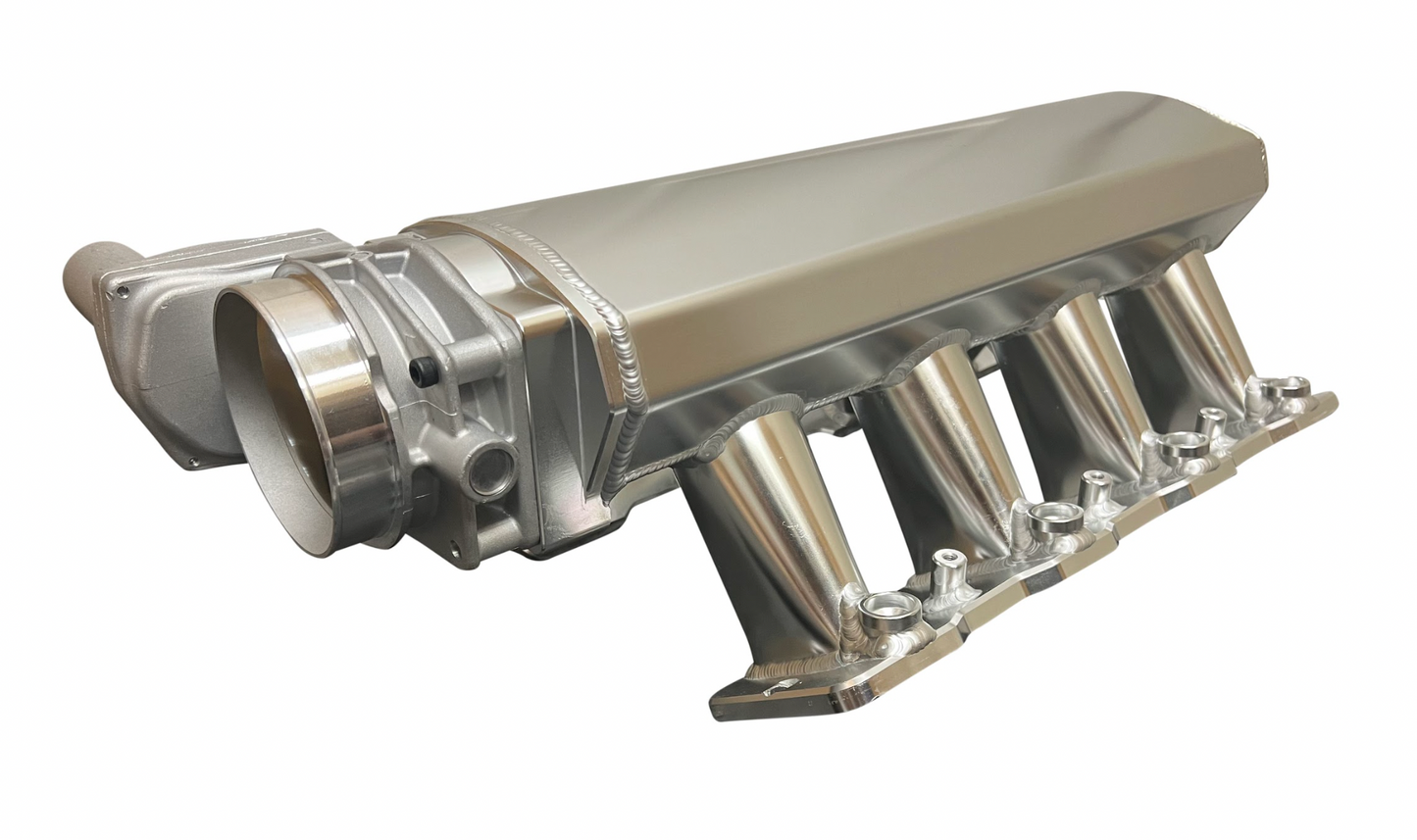 LS 102mm Fabricated 8″ Tall Intake Manifold with Fuel Rails & Drive By Wire DBW Throttle Body TB GM Chevrolet LS LSX LS3 L92 SBC Small Block Chevy V8 GEN - Jack Spania Racing