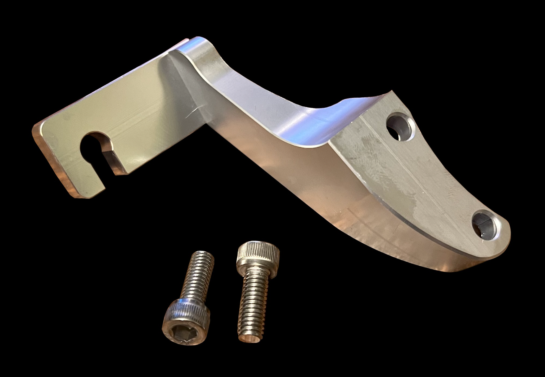Jack Spania Racing billet K Series throttle cable bracket for K20, K24 engines on RSX Type S, EG, EK, DC2, EF, DA models.