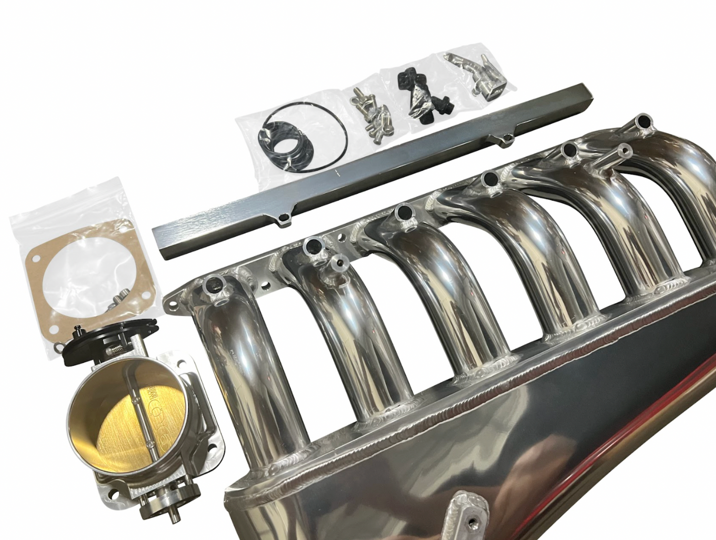 BMW E36 E46 M50 M52 M54 intake manifold and throttle body for 325i, 328i, Z3, and M3 engines by Jack Spania Racing.