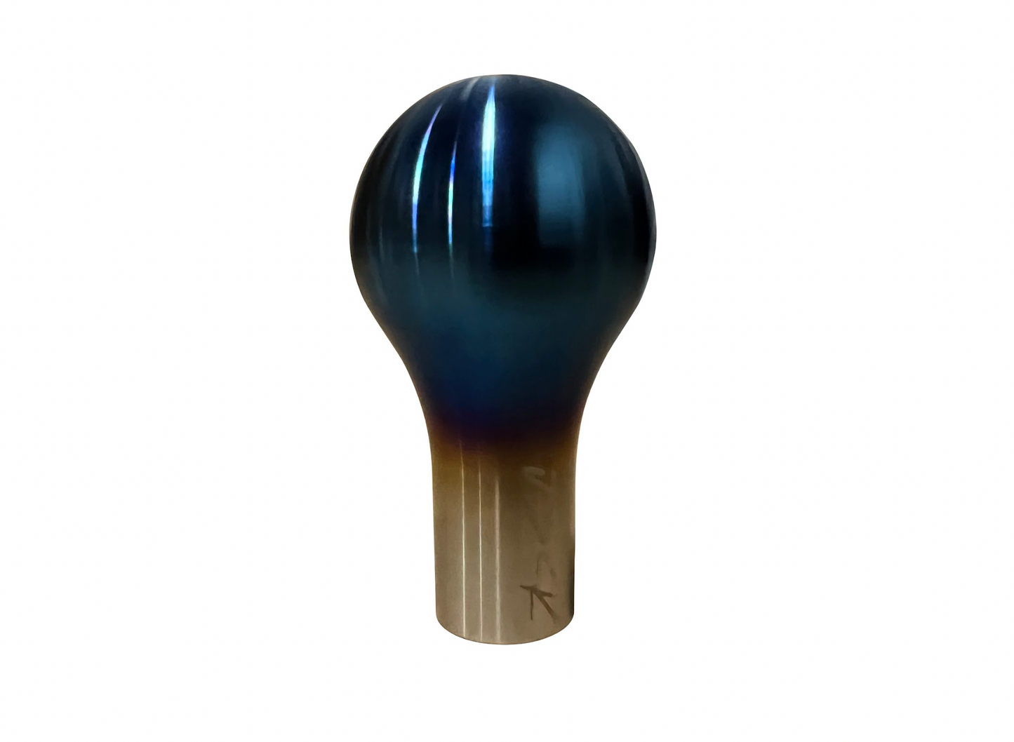 Burnt titanium 1lb tear drop weighted shift knob by Jack Spania Racing for Honda Civic, RSX, EK, EF, and Si models.