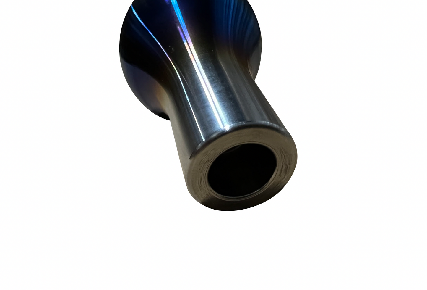 Jack Spania Racing 1lb Tear Drop Burnt Titanium weighted shift knob for Honda Civic and RSX with 10x1.5 thread pattern inside a car interior